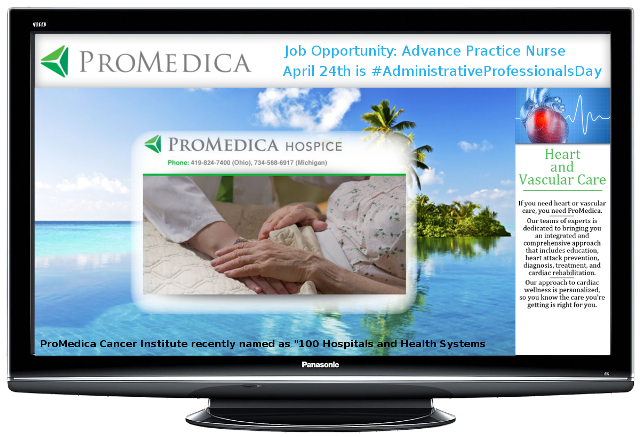 ProMedica PTN eScapes Demo Display Hospice
